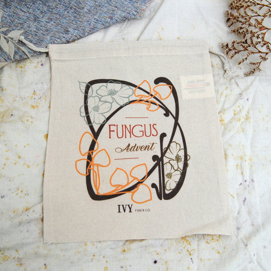 Fungus Advent cotton pouch
