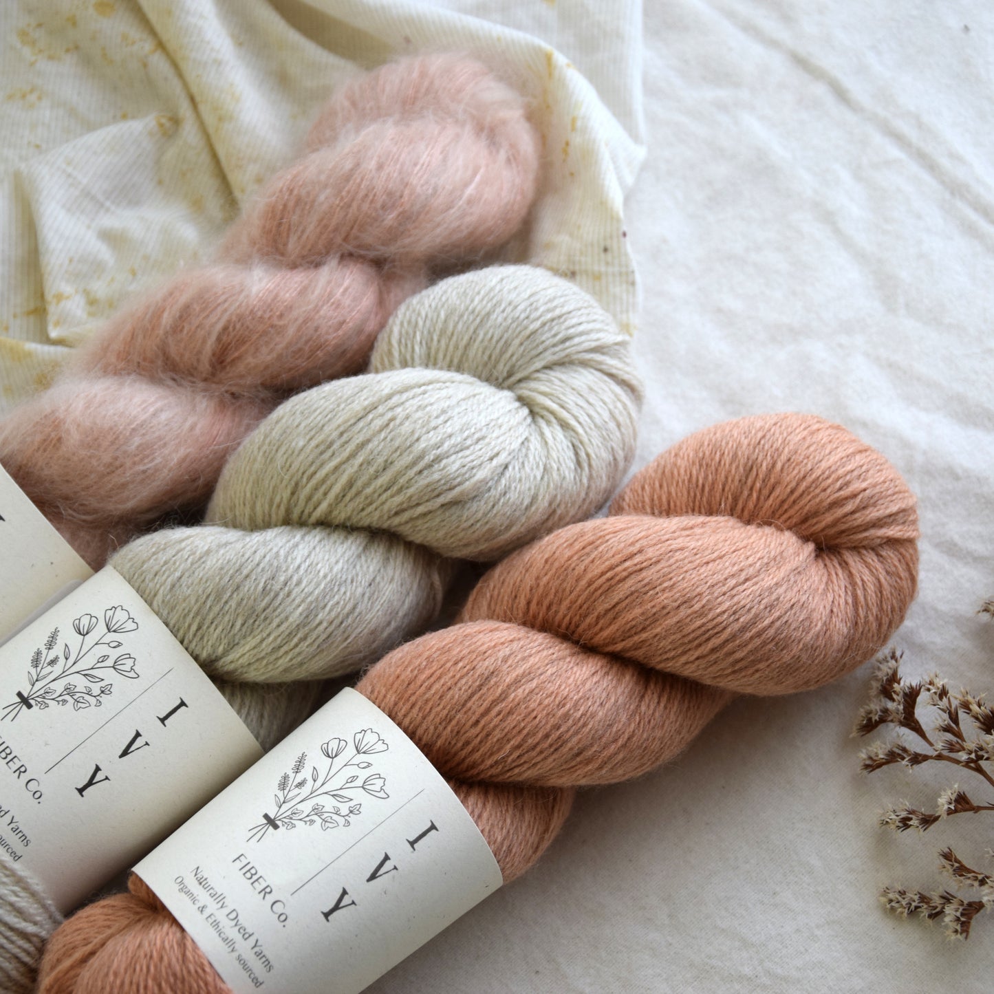 June Box by Ivy Fibre Co. Garter Goodness Shawl kit