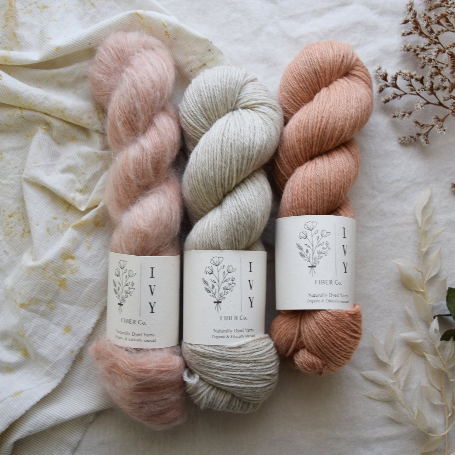 June Box by Ivy Fibre Co. Garter Goodness Shawl kit