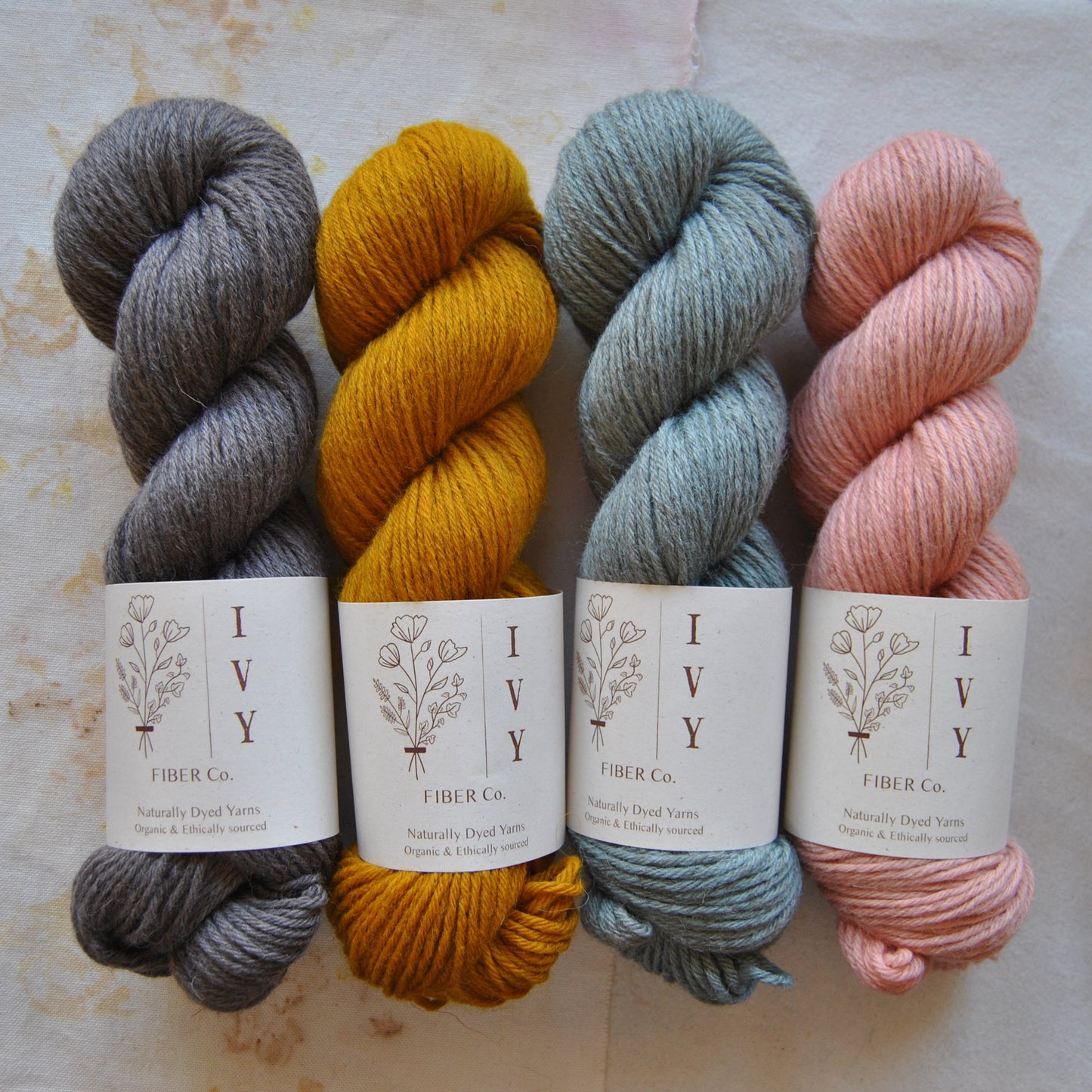 Moonwake cowl kit - Mustard & Denim