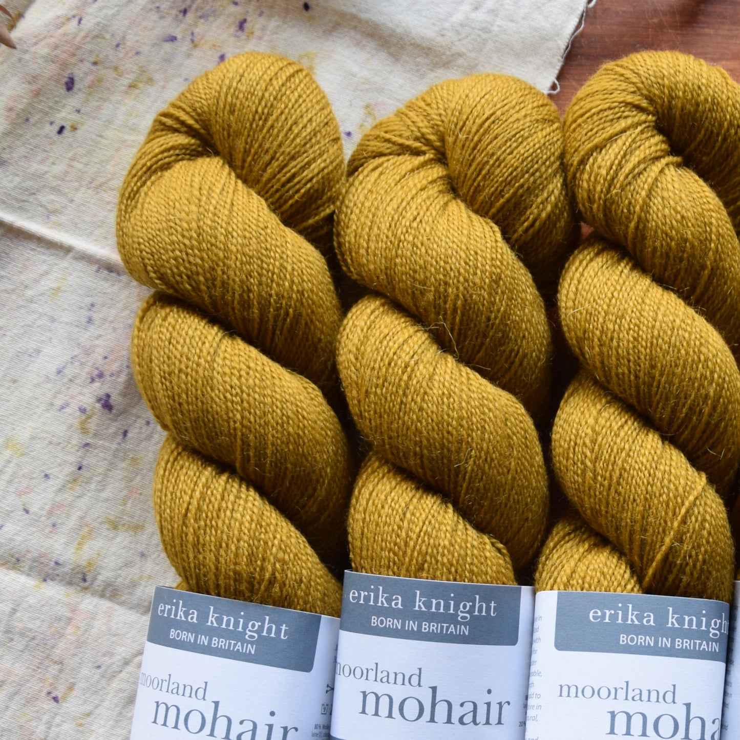 MOORLAND MOHAIR - Erika Knight - 11 Mendip yellow