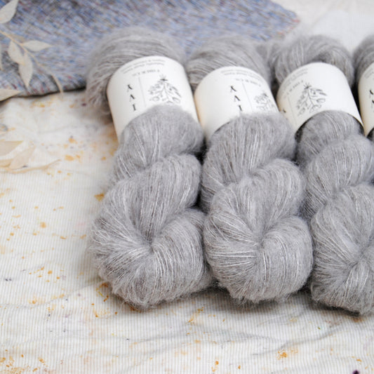 Alpaca Yak lace - Undyed