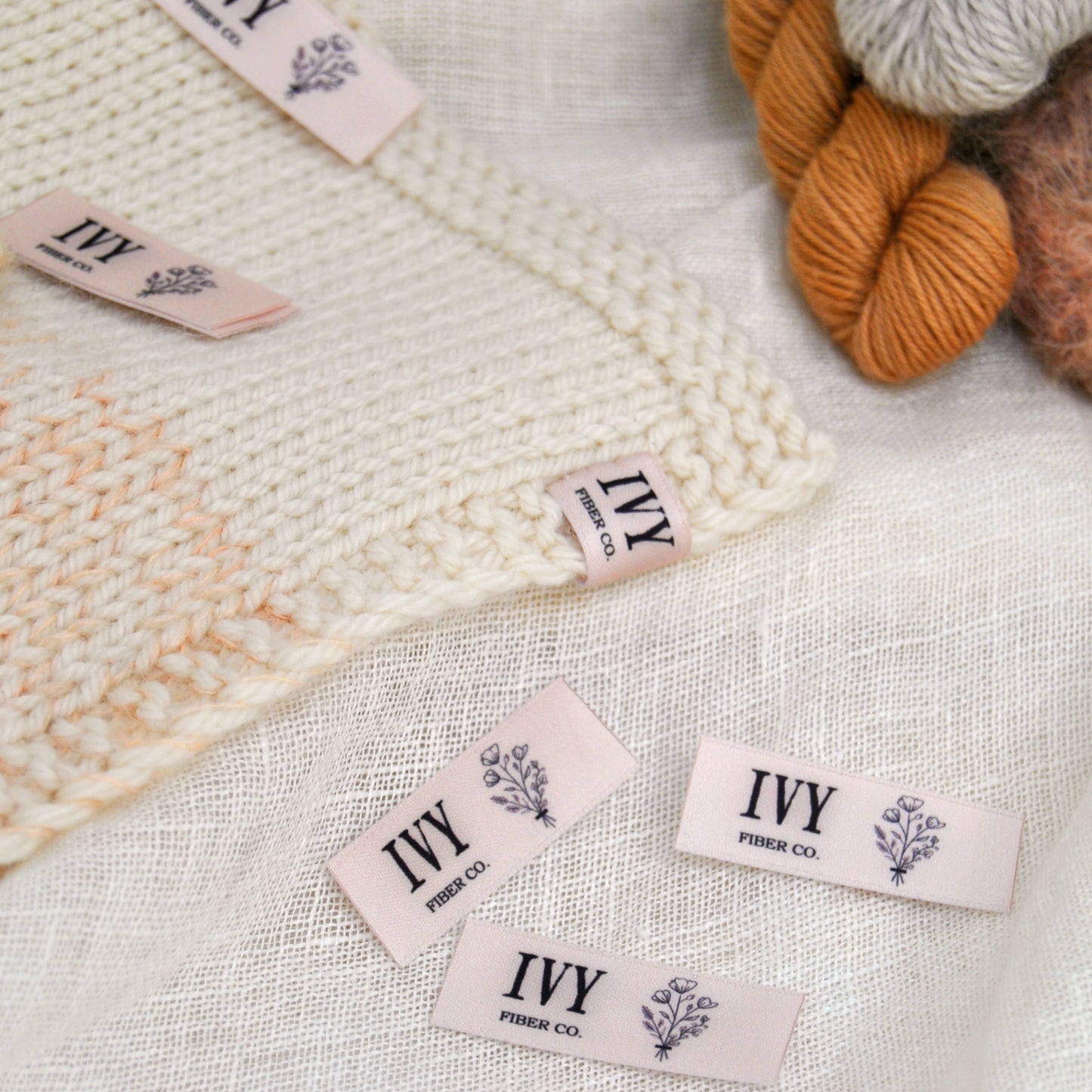 Ivy Fiber Co. satin label