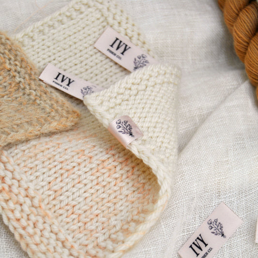 Ivy Fiber Co. satin label