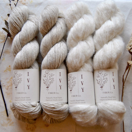 Mist and Bloom Cardigan kit - The original Sand + Snow