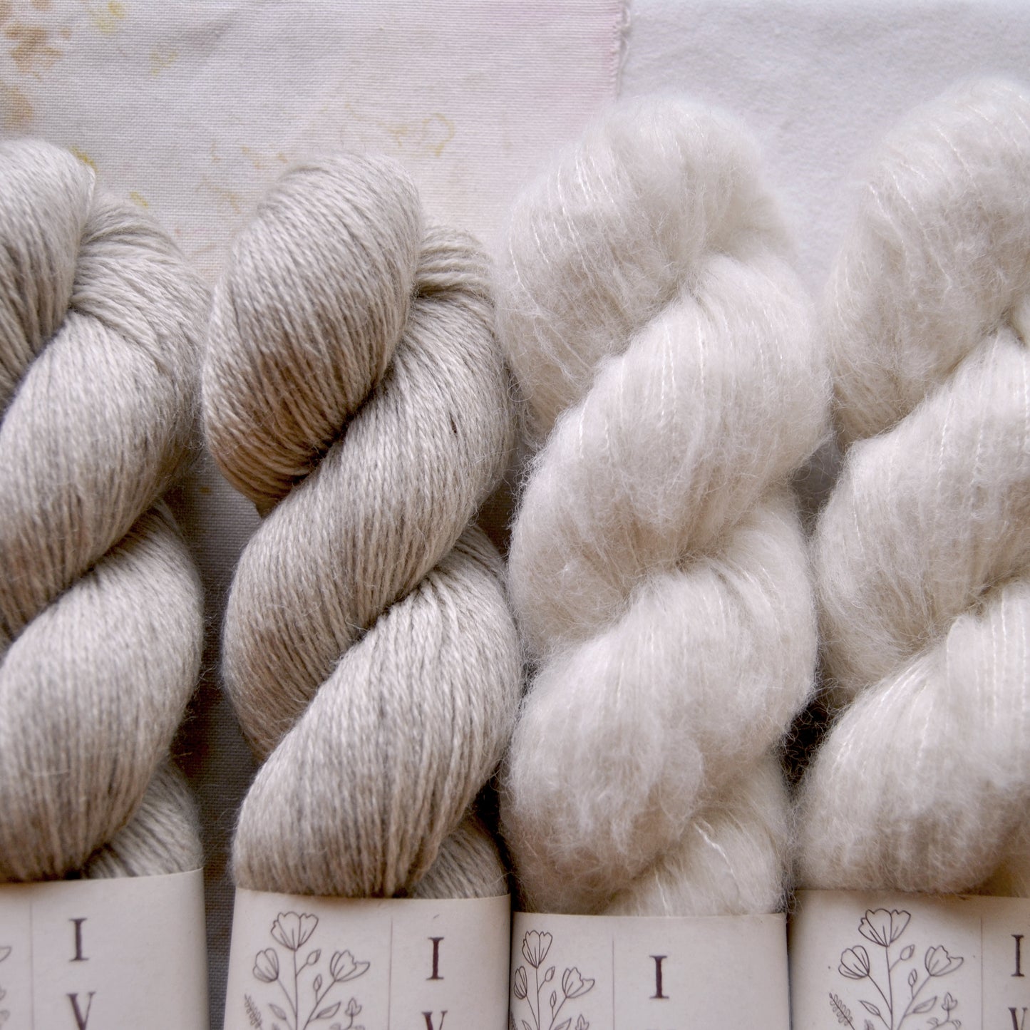 Mist and Bloom Cardigan kit - The original Sand + Snow