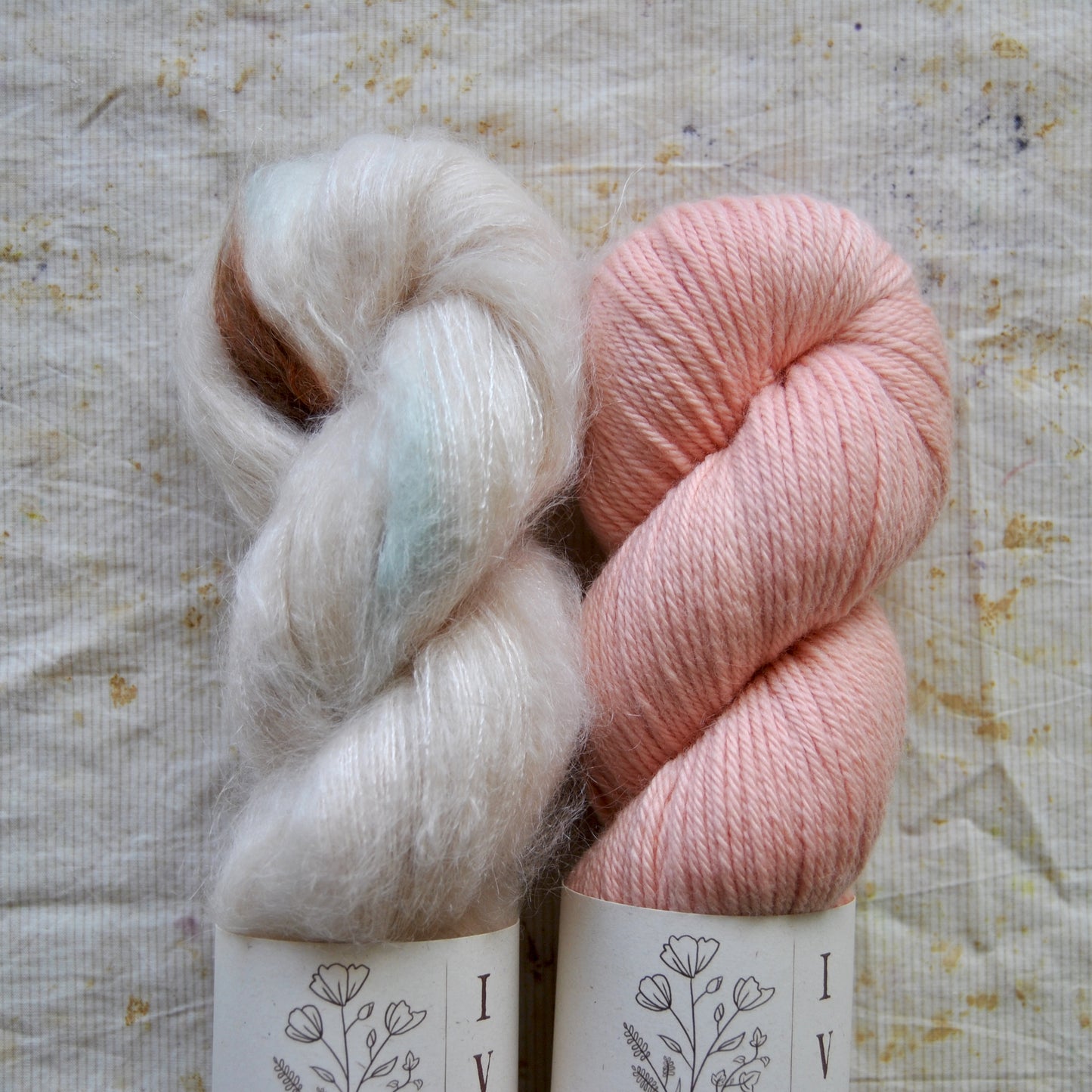 Kit lace + DK - Coral & OOAK