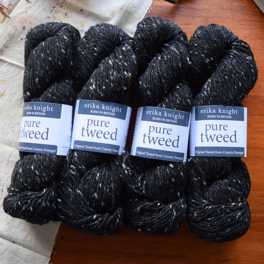 PURE TWEED - Erika Knight - 4541 Lennel Kirk Black