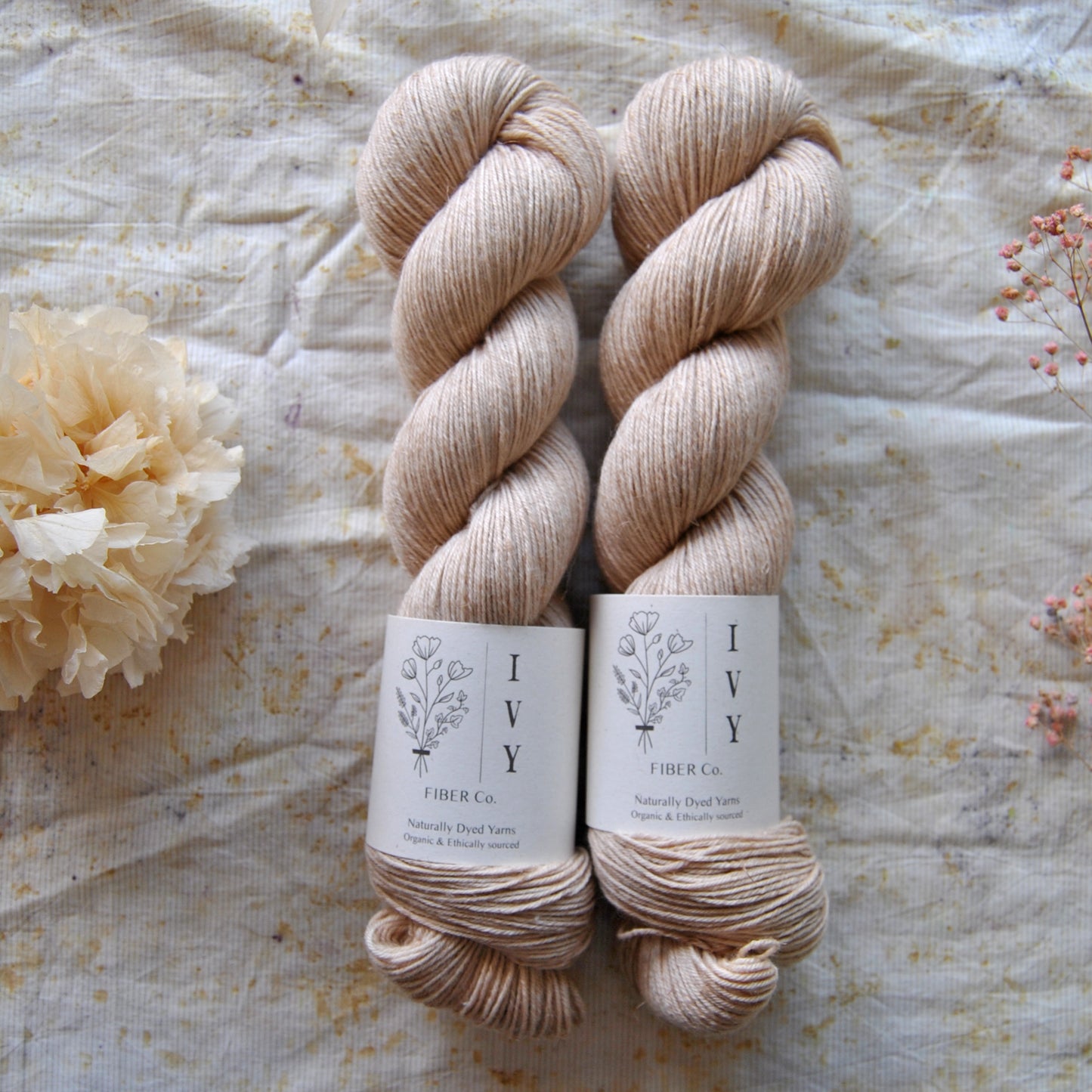 Merino linen sock  - Hazelnut (light batch)