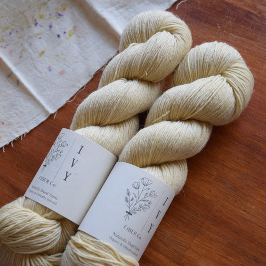Merino linen sock  - Vanilla