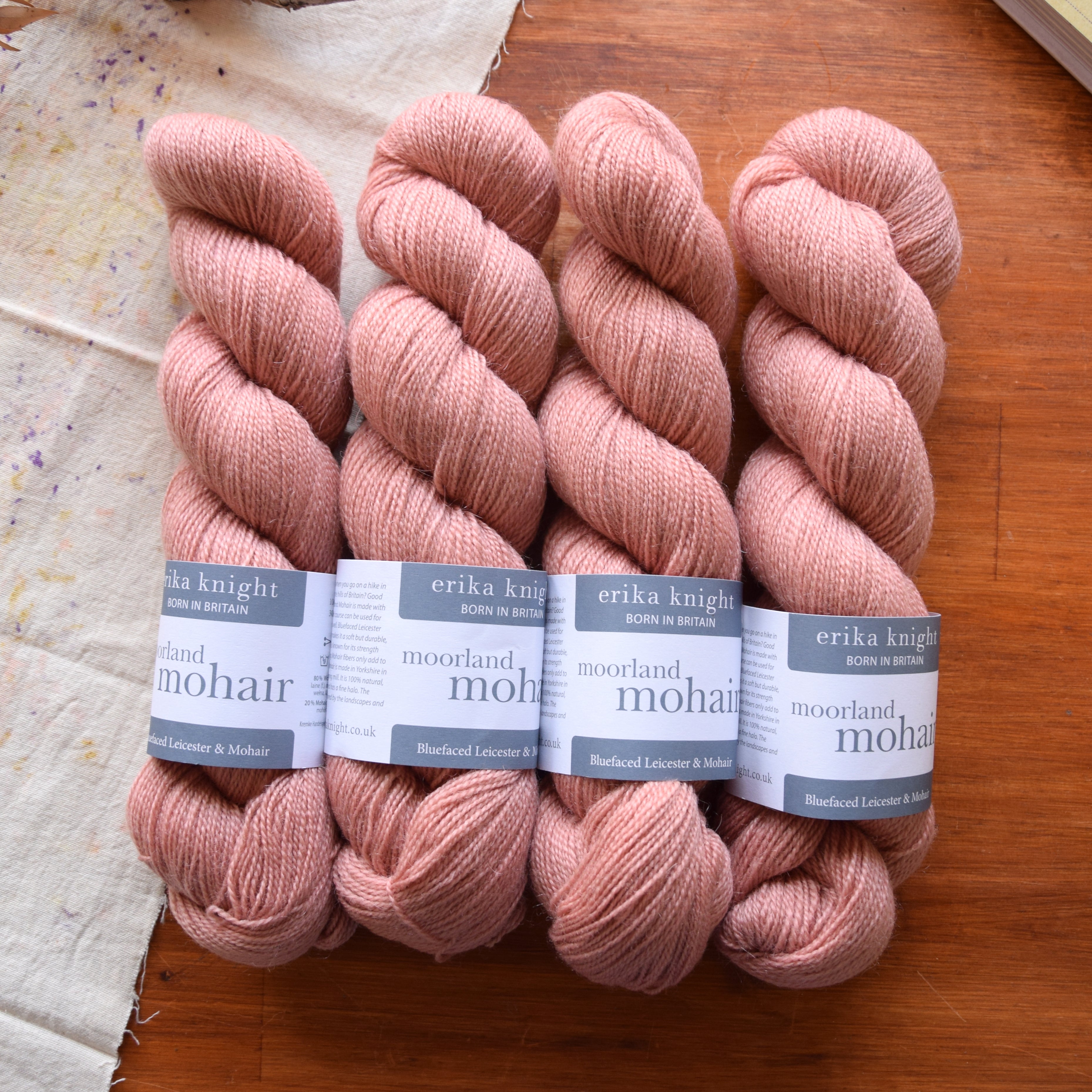 アンナモリナーリ　アンサンブル MOORLAND MOHAIR - Erika Knight - 07 Avalonia Pink – Ivy Fiber Co. EI