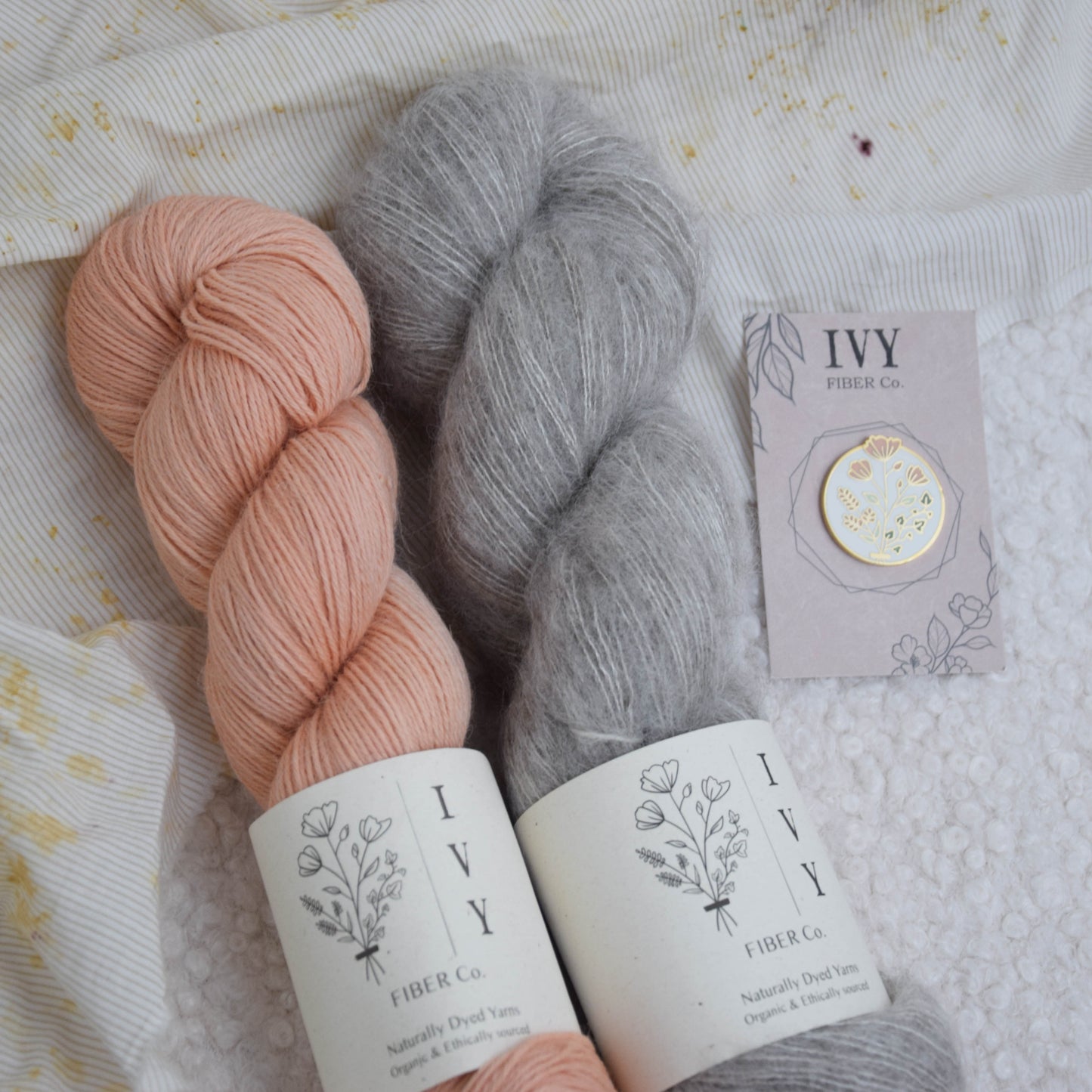 Lorien Shawl kit - Peach version