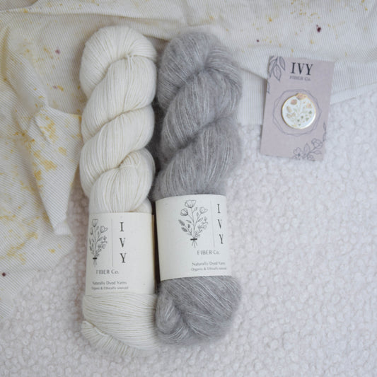 Lorien Shawl kit - Snow version